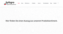 Desktop Screenshot of hyfagro.de